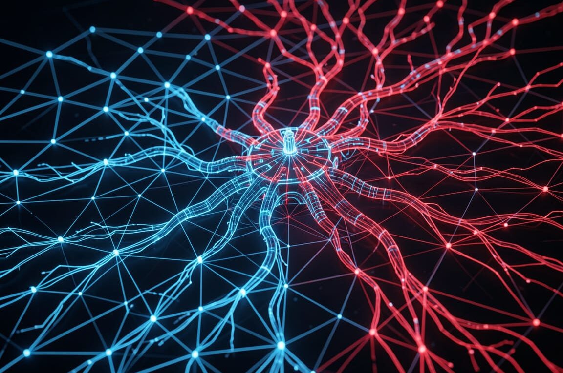 AI-utok-kyberbezpecnost-souboj-sil-koncept