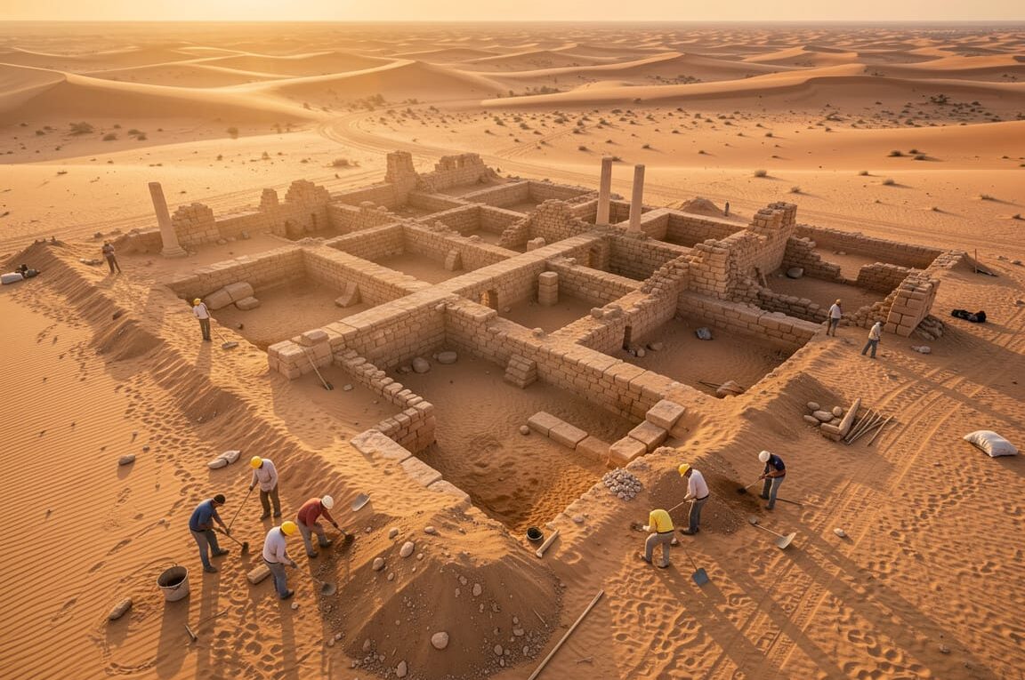 archeologie-objevy-vykopavky-mesta-koncept